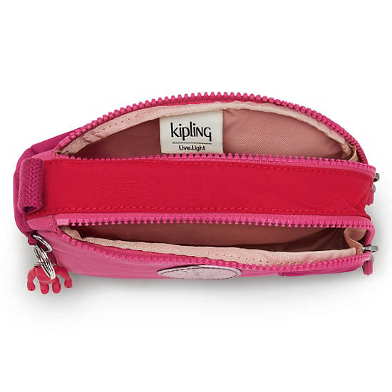 Kipling Tibby Classic Pouch Bags Pink Fuchsia | CA 1913OK